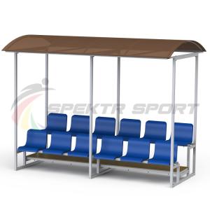 Купить Трибуна на 12 человек с козырьком в Екатеринбурге 