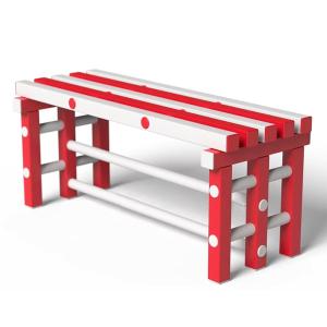 Купить Скамья для оснащения бассейна жесткий ПВХ 1000х420х450 мм в Екатеринбурге 