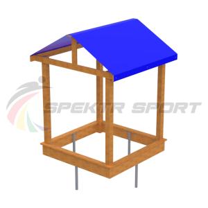 Купить Песочница с крышей в Екатеринбурге 