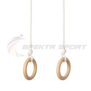 Купить Кольца гимнастические деревянные (фанера 18 мм, покрытие: эмаль, лак или пропитка) в Екатеринбурге 