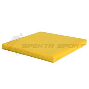 Купить Мат гимнастический 1х1х0,05 материал искожа, плотность 18 кг/м3 в Екатеринбурге 