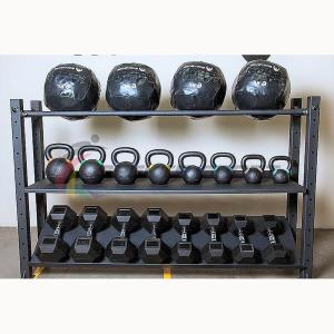 Купить Модульный стеллаж для гантелей, гирь и медболов 1320х430х1200 в Екатеринбурге 