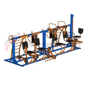 Купить Уличный тренажерный комплекс SP STD-2 в Екатеринбурге 