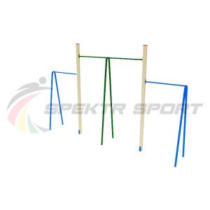 Купить Турник уличный комбинированный СО 204 в Екатеринбурге 