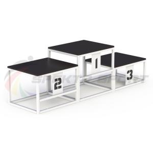 Купить Пьедестал для награждения переносной (без облицовки) 1 человек на ступень SP РАН2 в Екатеринбурге 