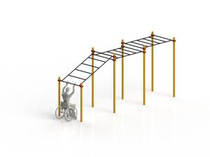 Купить Рукоход разноуровневый для колясочников WRK-D09_76mm в Екатеринбурге 