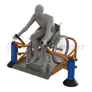 Купить Тренажер уличный для людей с ОВЗ Жим на платформе ТС 1001 в Екатеринбурге 