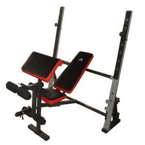 Купить Скамья со стойками под штангу DFC D1066 в Екатеринбурге 