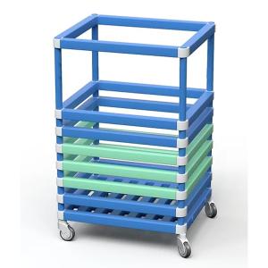 Купить Корзина для хранения инвентаря 570х570х600 мм ПВХ (закругленный профиль) в Екатеринбурге 