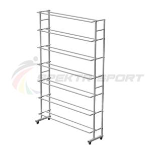 Купить Стеллаж для мячей мобильный односторонний шир. 1320 мм SP ХИ-М1_25 в Екатеринбурге 