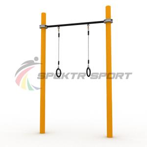 Купить Турник классический для занятий Воркаут с кольцами SP WRK-07 + Rings_76mm в Екатеринбурге 