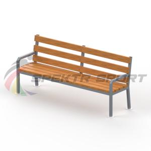 Купить Уличная скамейка со спинкой Дача в Екатеринбурге 