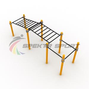 Купить Детский рукоход двухсекционный с подъёмом и 3 турника в Екатеринбурге 