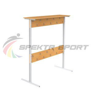 Купить Вешалка напольная двухсторонняя на 20 мест в Екатеринбурге 