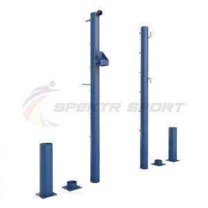 Купить Стойки для большого тенниса с механизмом натяжения (стаканы) диам. 76 мм (закладная 350 мм) в Екатеринбурге 