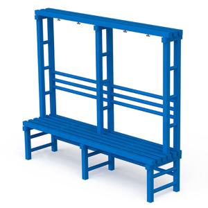 Купить Скамья-вешалка односторонняя 2000х494х1700 мм(ПВХ) в Екатеринбурге 