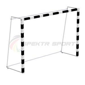 Купить Ворота мини-футбольные без сетки 2х3х1 м. профиль 80х80 с закладными (добров. сертификат) в Екатеринбурге 
