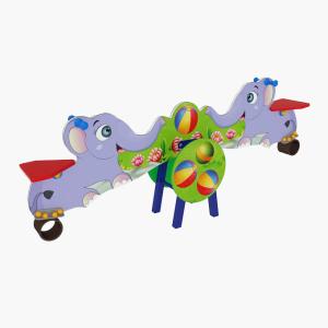 Купить Качалка-балансир Слоники ИО118 в Екатеринбурге 