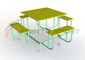 Купить Столик со скамейками арт. SP УБС1 в Екатеринбурге 