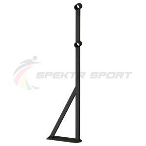 Купить Стойка балетного станка двухрядного напольная Фуэте Блэк в Екатеринбурге 