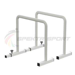 Купить Брусья напольные хайлетсы Spektr Sport цв. белый в Екатеринбурге 