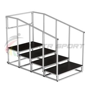 Купить Хоровой станок разборный четырехрядный с перилами в Екатеринбурге 