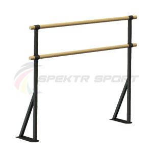 Купить Хореографический станок двухрядный напольный Фуэте Блэк в Екатеринбурге 