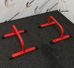 Купить Упоры напольные для отжиманий (паралетсы) Spektr Sport цв. красный (пара) в Екатеринбурге 