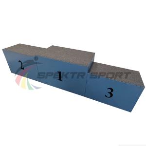 Купить Пьедестал для награждения "матрешка" переносной (обшит  фанерой) 2 человека на ступень SP РАН4Ф в Екатеринбурге 