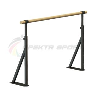 Купить Хореографический станок однорядный напольный Фуэте Блэк, регулируемый в Екатеринбурге 