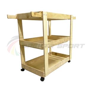 Купить Тележка деревянная для спортинвентаря на колесах в Екатеринбурге 