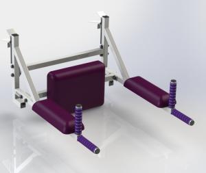 Купить Брусья-пресс и подставка под штангу Джет 4 цв. белый в Екатеринбурге 