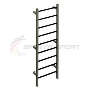 Купить Шведская стенка метал. с прорез. перекладинами Джет 1П цв. серый в Екатеринбурге 