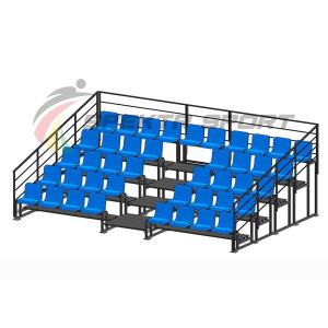 Купить Трибуна для зрителей 5 рядов на 42 места с перилами в Екатеринбурге 