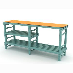 Купить Стол для бассейна, жесткий ПВХ, 1988х554х920 мм в Екатеринбурге 