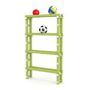 Купить Стеллаж для мячей (для бассейнов) жесткий ПВХ, 1010х260х1660 мм в Екатеринбурге 