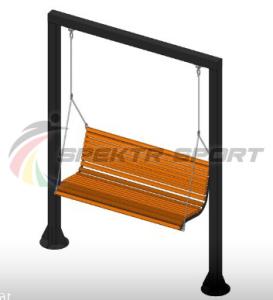 Купить Качели "Бриз" со спинкой в Екатеринбурге 