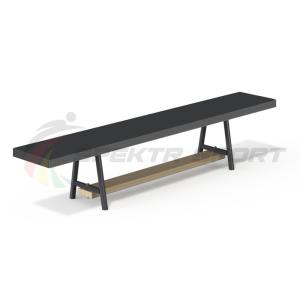 Купить Скамья гимнастическая мягкая 1,5 м. (2 нерегулир метал. нож.) в Екатеринбурге 