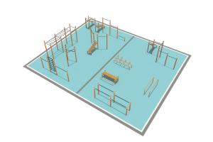 Купить Районная площадка для Воркаут и WRK 1_76mm в Екатеринбурге 