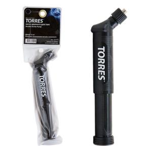 Купить Насос "TORRES" двойного действия, 15 см, пластик, с бок.горлов., игла (7 мм), черный в Екатеринбурге 