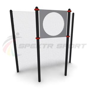 Купить Мишень на стойках круглая для выполнения испытания Метание теннисного мяча в цель (дист 6 м), сталь в Екатеринбурге 