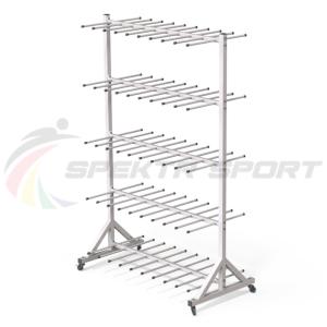 Купить Стеллаж для хранения коньков на 50 пар в Екатеринбурге 