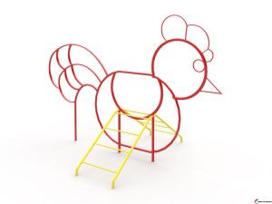 Купить Лазалка уличная Петушок в Екатеринбурге 