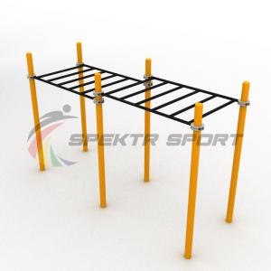 Купить Рукоход двухуровневый для Воркаут SP WRK-02_76mm в Екатеринбурге 