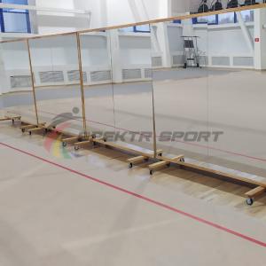 Купить Секция системы деления зала 2000 х 4000 мм - мобильные зеркала в Екатеринбурге 