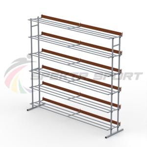 Купить Стеллаж для лыжных ботинок (на 50 пар) разборный в Екатеринбурге 