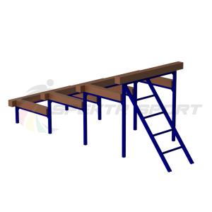 Купить Элемент полосы препятствий Разрушенная лестница в Екатеринбурге 